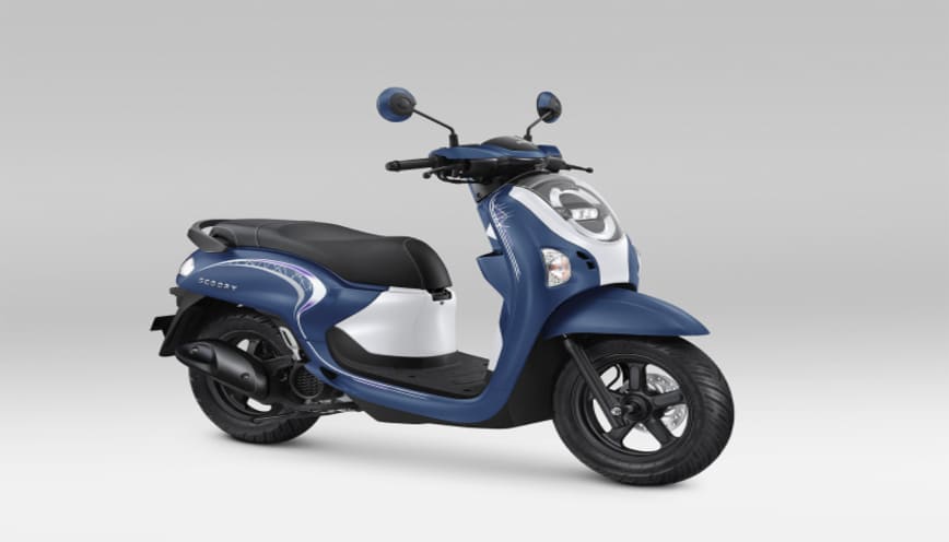 Mẫu xe Scoopy 2025 màu xanh