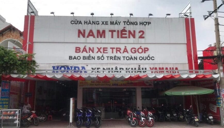 Cửa hàng Nam Tiến 2 là nơi bán các mẫu xe Scoopy 2025 hiện hành