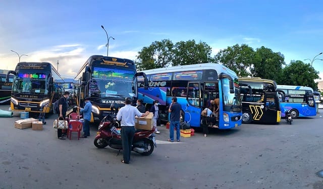 Các điểm trả khách tại thành phố Hồ Chí Minh