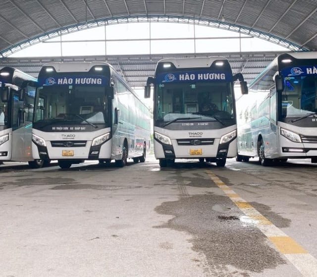 Các tuyến xe đang hoạt động của nhà xe Hào Hương