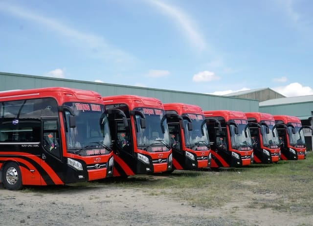 Dàn xe chất lượng cao được đầu tư cho các hành trình