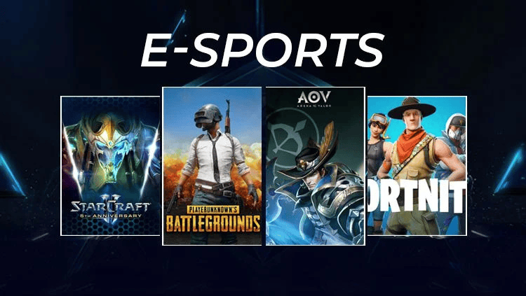 Các loại kèo e-sports tại PG66