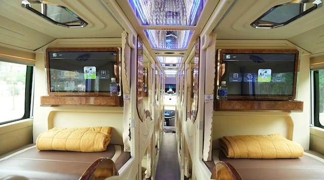 Xe giường nằm cao cấp, tiện nghi và thoải mái