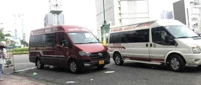 Nhà xe Phước Hiếu có chi nhánh tại khu vực Bà Rịa và Sài Gòn