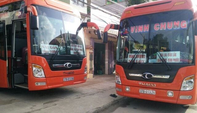 Tham khảo chi nhánh hoạt động của xe Vinh Chung