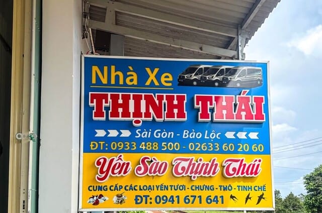 Thông tin liên lạc của hãng xe Thịnh Thái