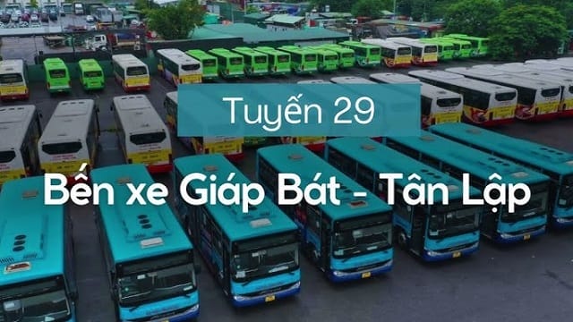 Cập nhật lộ trình xe bus 29 Hà Nội mới nhất chi tiết