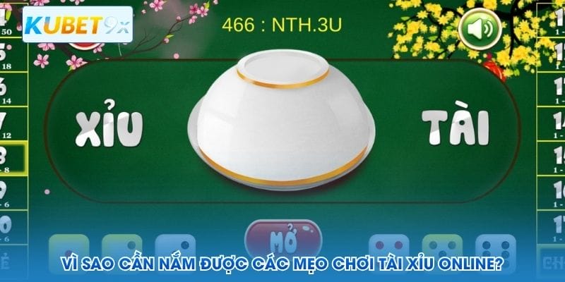 Vì sao cần nắm được các mẹo chơi tài xỉu online?