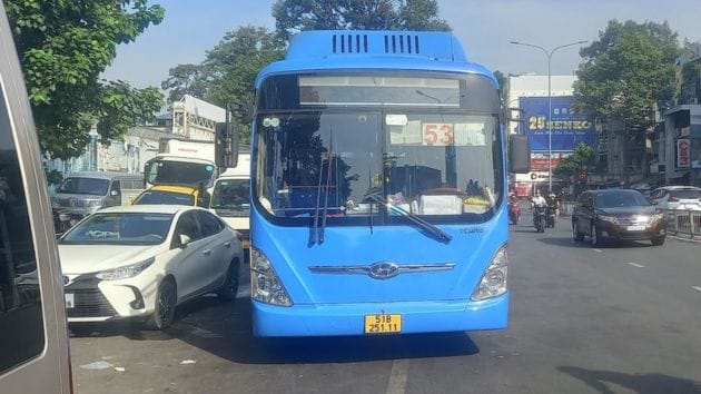Lộ trình tuyến xe bus 53 TPHCM chi tiết chiều đi
