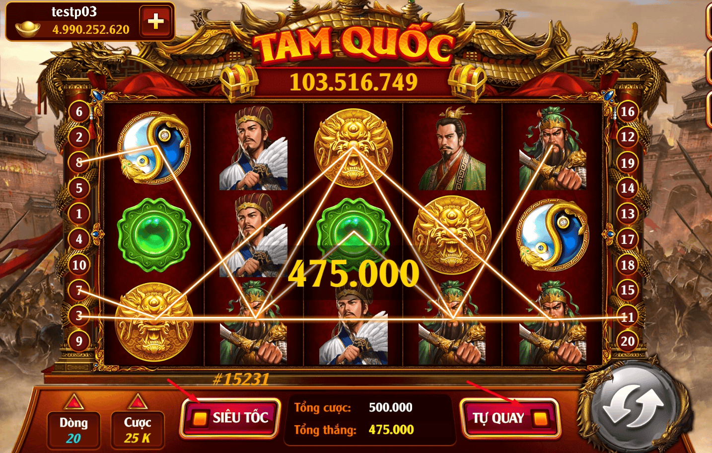 Nổ Hũ Tam Quốc Tranh Hùng – Game Slot Chiến Tướng Hấp Dẫn