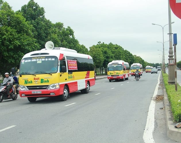 Xe bus 02 là tuyến huyết mạch tại Kim Sơn Ninh Bình