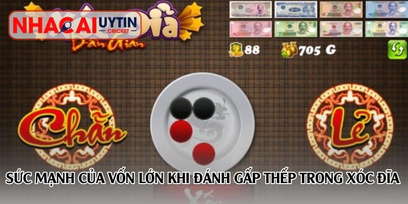 Đánh gấp thếp trong xóc đĩa – Chiến thuật làm giàu nhanh