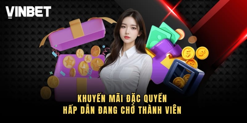 Khuyến mãi đặc quyền hấp dẫn đang chờ thành viên