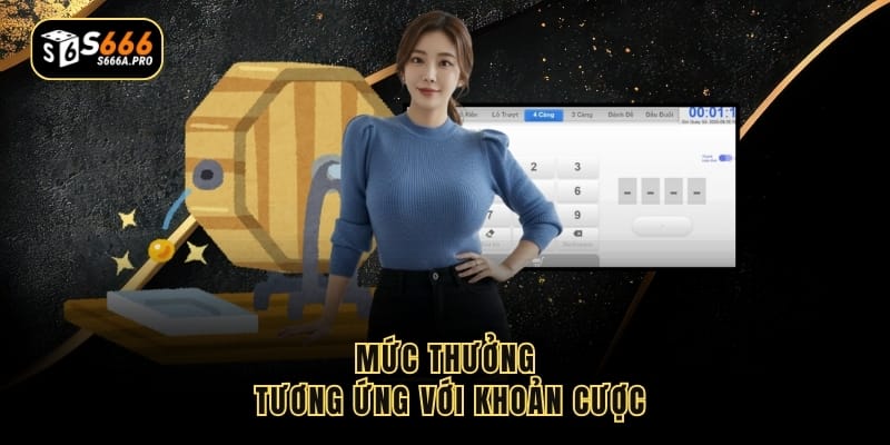 Mức thưởng tương ứng với khoản cược