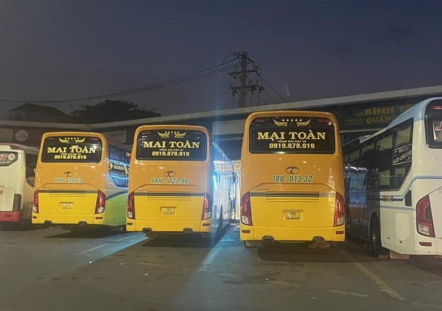Phòng vé được đặt tại các tỉnh trong tuyến hành trình
