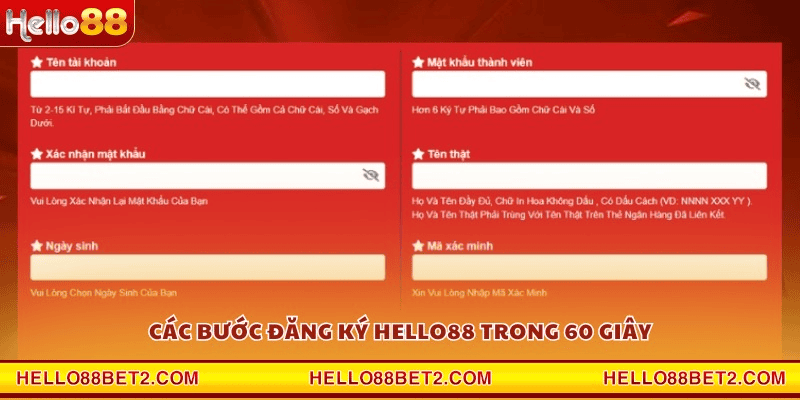 Quy Trình Đăng Ký Hello88 Chuẩn Xác Trong 3 Bước Đơn Giản