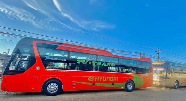 Tuyến Hồ Chí Minh - Buôn Hồ là 2 chuyến tuyến tiêu biểu của nhà xe Tư Trang