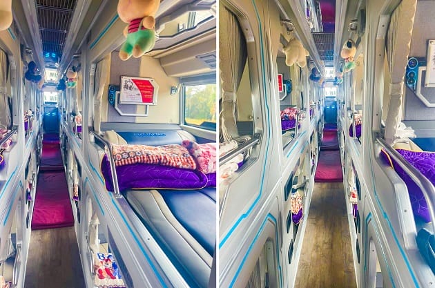 Xe Limousine 24 phòng sang trọng có cả phòng đơn và phòng đôi