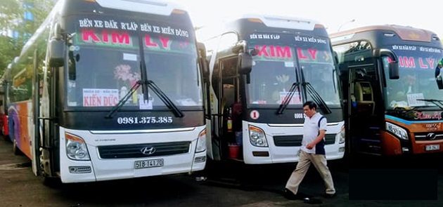 Xe được bố trí chạy tuyến Sài Gòn – Đắk Nông