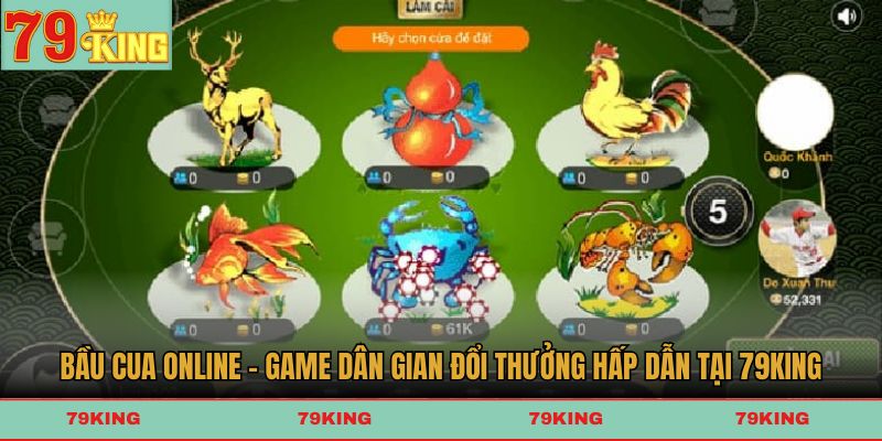 Ưu điểm vượt trội của bầu cua online so với bản gốc