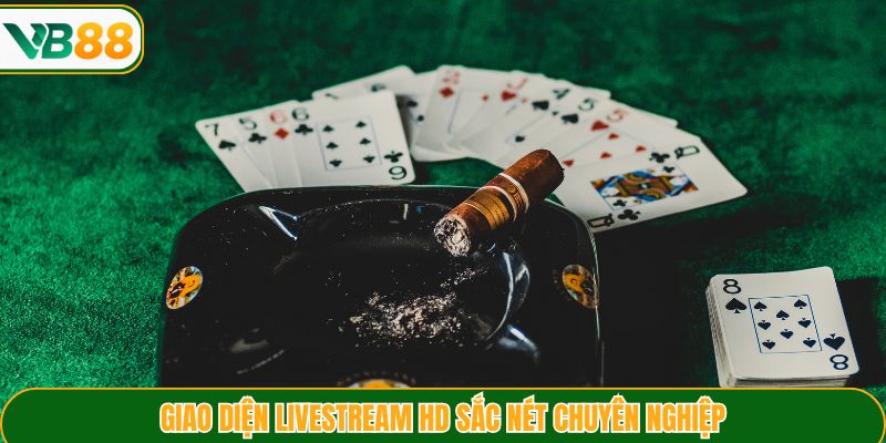 Giao diện livestream HD sắc nét chuyên nghiệp