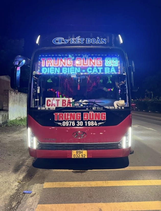 Nhà xe Trung Dũng sở hữu lộ trình hợp lý