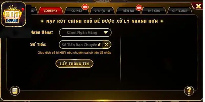 Thời gian xử lý nạp tiền Hitclub sẽ mất khoảng bao lâu?