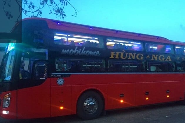 Các tuyến đường hoạt động của nhà xe Hùng Nga