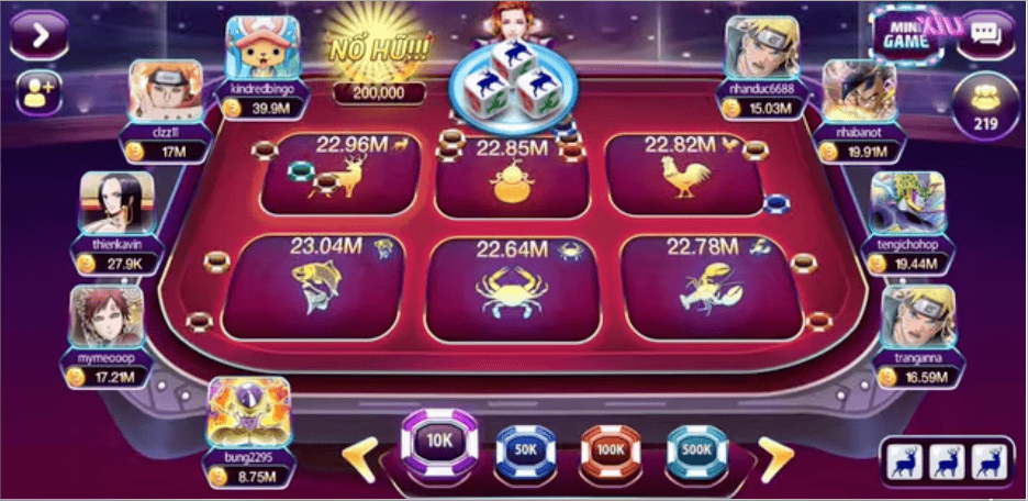 Bầu cua nổ hũ trên 789 Club khi ra tổ hợp Nai