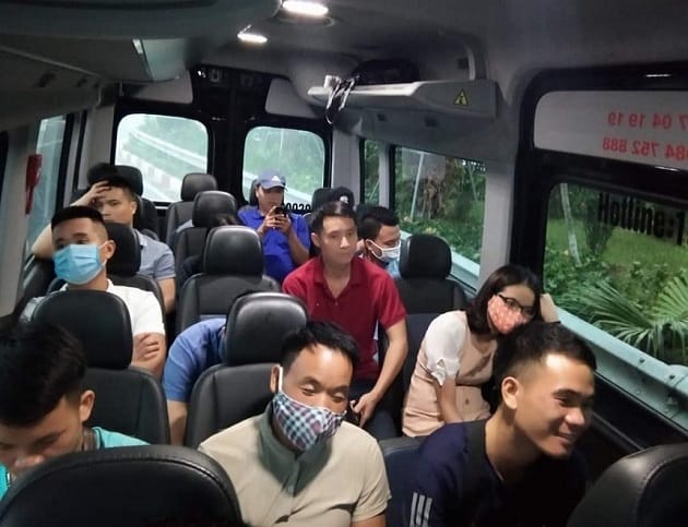 Nhà xe có nhiều tiện ích cao cấp
