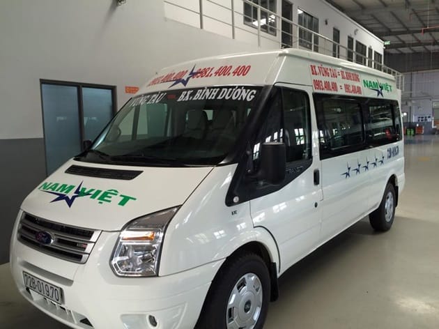 Nhà xe Nam Việt chuyên khai thác tuyến Bà Rịa - Vũng Tàu - Bình Dương