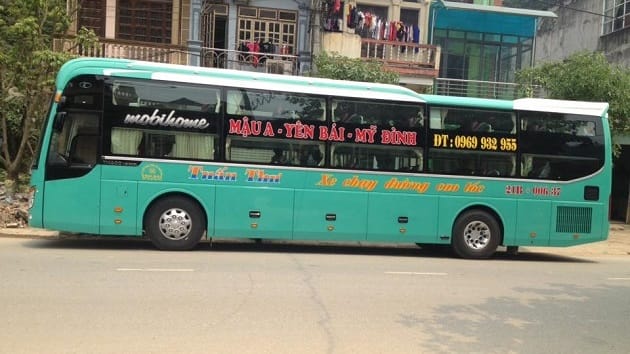 Nhà xe Tuấn Thư chạy tuyến Hà Nội - Yên Bái