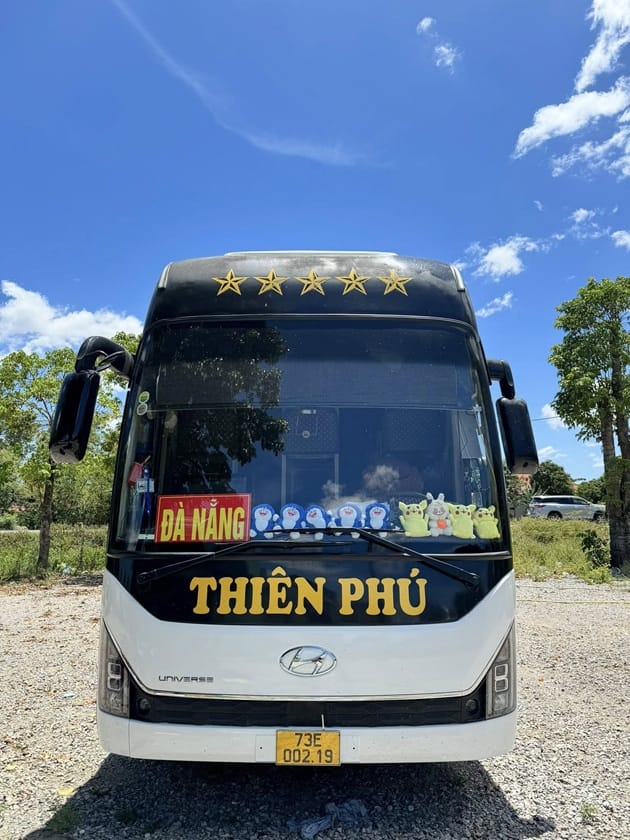 Nhà xe Thiên Phú là đơn vị vận chuyển chuyên tuyến Lệ Thủy - Huế - Đà Nẵng