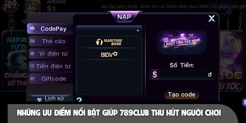 Những thế mạnh vượt trội giúp 789CLUB luôn thu hút bet thủ