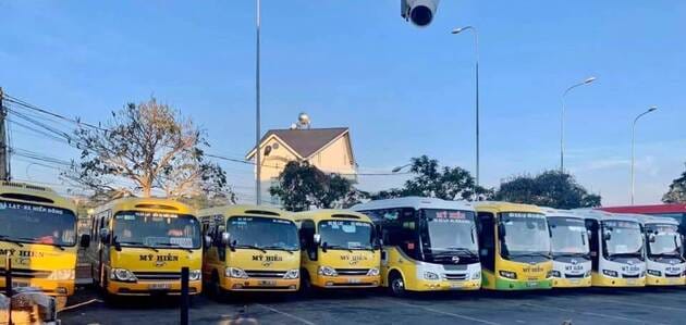 Dàn xe hiện đại, sẵn sàng phục vụ khách hàng