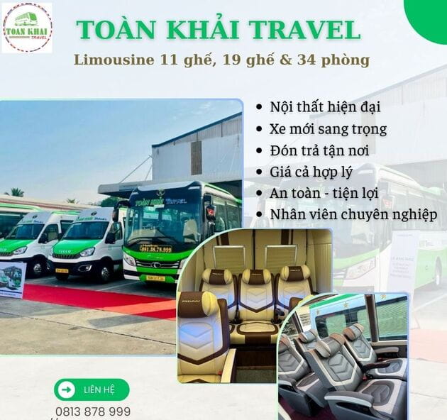 Đơn vị sở hữu dàn xe Limousine chất lượng cao, số ghế đa dạng