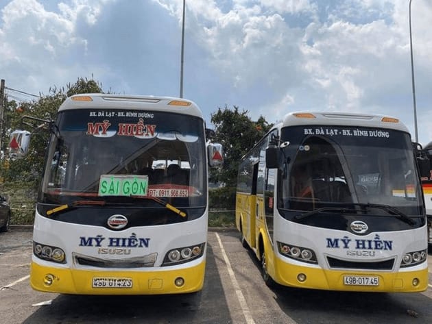 Hãng xe Mỹ Hiền cam kết đón trả khách đúng điểm, xuất phát đúng giờ