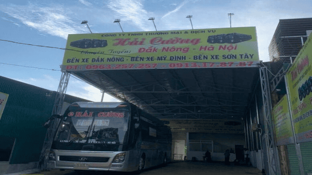 Nhà xe Hải Cường chuyên tuyến Đăk Lăk - Hà Nội, Hà Nội - Đắk Nông