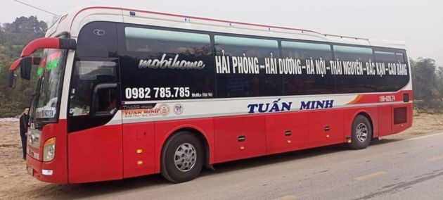 Chi tiết lịch trình di chuyển tại xe khách Tuấn Minh