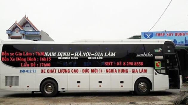 Nhà xe Đức Mỡi đón trả tại nhiều điểm trung tâm