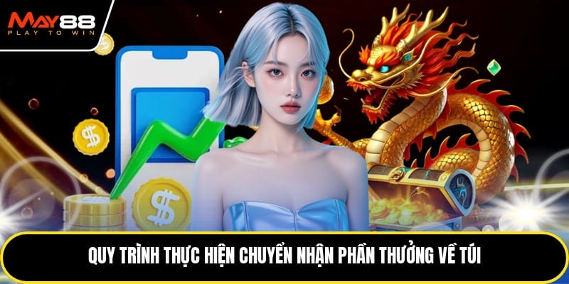 Quy trình thực hiện chuyển nhận phần thưởng về túi