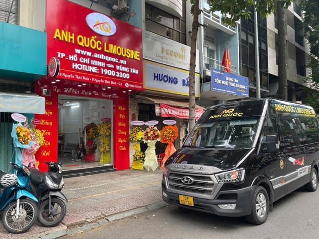 Nhà xe Anh Quốc Limousine chuyên khai thác tuyến Vũng Tàu - Sân bay Tân Sơn Nhất