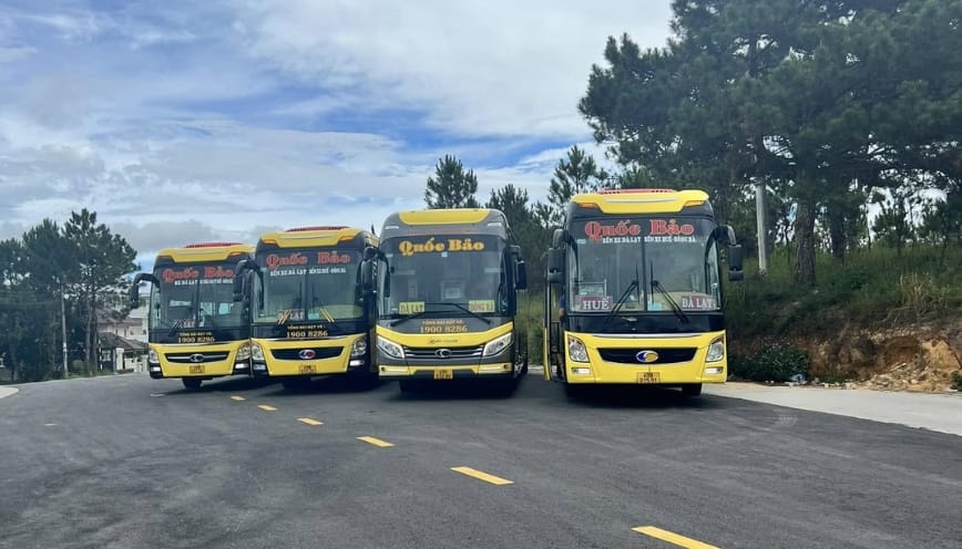 Hàng hóa được sắp xếp khoa học trên xe Quốc Bảo
