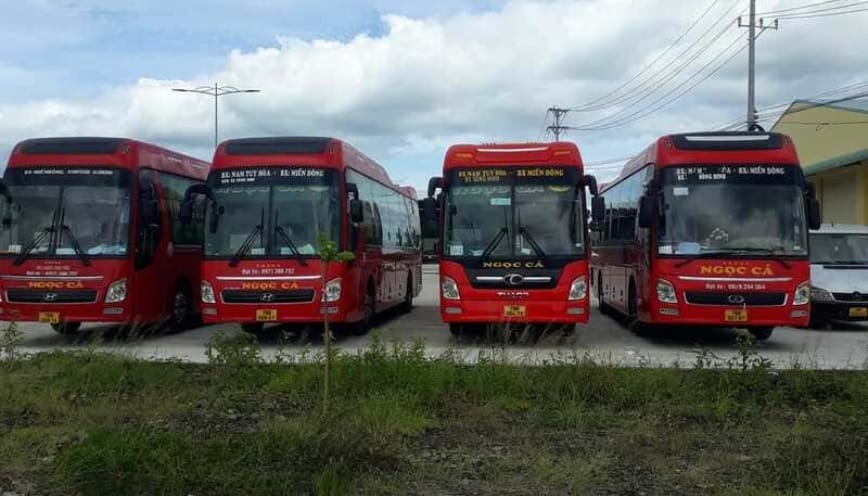 Hãng xe Ngọc Cả luôn công khai niêm yết giá vé rõ ràng