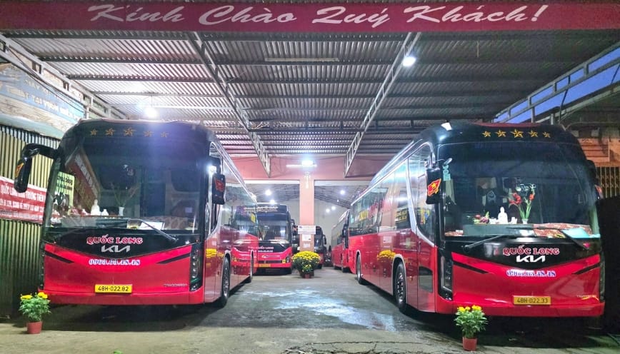 Vị trí nhà xe được đặt ở nơi giao thông thuận tiện