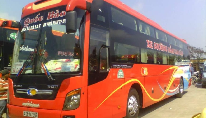 Xe Quốc Bảo chạy tuyến Đà Lạt - Bình Định