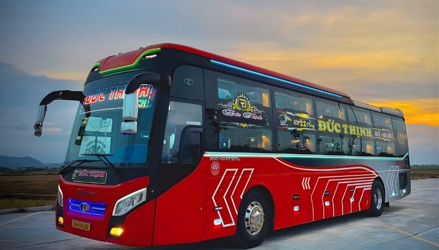 Nhà xe Đức Thịnh chạy tuyến Hà Nội - Huế
