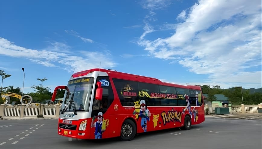 Nhà xe Quang Tuấn chạy các tuyến miền Bắc