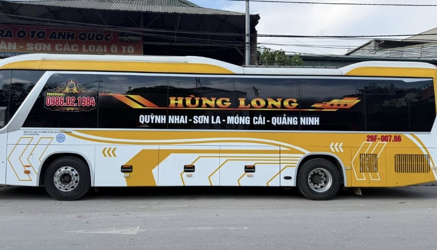 Các tuyến liên tỉnh của nhà xe Hùng Long