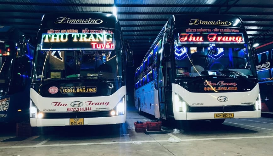 Lưu ý khi đặt nhà xe Thu Trang